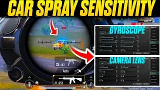 BEST CAR SPRAY SENSITIVITY 🔥 ZERO RECOIL Settings in BGMI