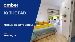 Room Type Medium En Suite | IQ The Pad | Student Accommodation in Egham, UK | amber