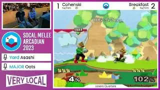 SoCal Melee Arcadian 2023 - Cohenski (Fox) vs. Breakfast (Fox) - Winners' Pools
