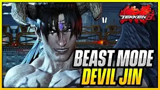 T8 S2 ▰ HARRYS Beast Mode Devil Jin Madness ▰【Tekken 8 Season 2 High Level Gameplay】