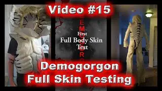 Full Skin Test! Make a Demogorgon costume #15. How to DIY & build create a great Halloween Cosplay!