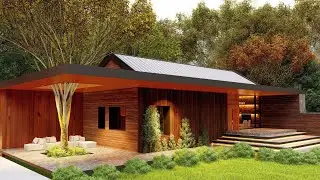Inside A Modern Cabin House with Timeless Beauty