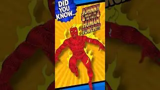 Did You Know Johnny Storm wasn't the first Human Torch?  #comicbook #marvel #fantasticfour