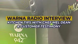 Warna 94.2FM Radio Interview | Chef Mel Dean and Mr Hamid (a customer of Hamid and Sons)