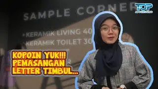 PEMASANGAN LETTER ACRYLIC TIMBUL BY TOP ADVERTISING