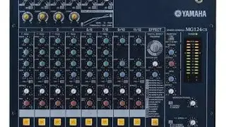 Yamaha mixer MG124CX full internal parts details