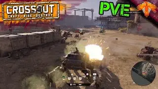 Crossout PvE Multiplayer Gameplay 2022 - PvE Battles 194 - No Commentary