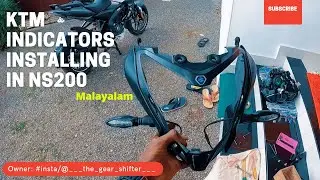 KTM INDICATORS INSTALLING ON BS6 NS200 /MODIFIED/BAJAJPULSAR200NS