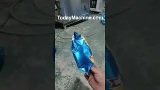 Four Side Sealing Packaging Machines For Form Fill Seal Food Product French Fries Packing Machine