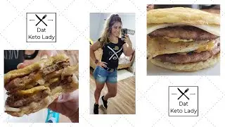 Keto Breakfast Sandwich * High Fat * Low Carb