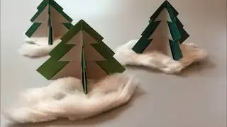 Small fir in the snow handmade, елочка в снегу своими руками