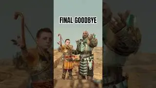 Final Goodbye to Faye | God of War Ending #godofwar #kratos #atreus #godofwarending#shorts