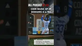 Dodgers score 4 in 9th vs Giants in SF #dodgershighlights #dodgersbaseball #dodgersgiants