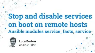 Stop and disable services on boot on Linux remote hosts - Ansible module service_facts, service