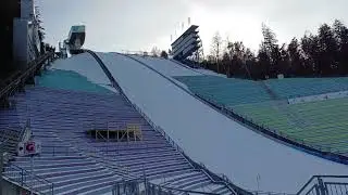 at the foot of ski jumping hill, Innsbruck  144242