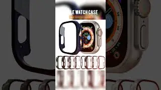 Tempered Glass Film PC Watch Case For Apple Watch Ultra 49mm  Apple Watch Ultra 2 #cozytag