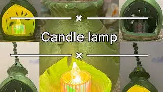 Candle Light stand/ how to design home with hand made materials #blogger #blog #entertainment 