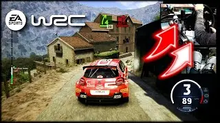 Citro&euml;n C3 Rally Mediterraneo Super narrow / Thrustmaster wheel shifter + handbrake EA Sports WRC