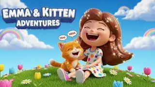 Emma Had a Tiny Cat | Cute Kids Song | Toddler Sing Along