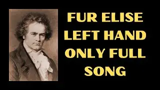 Best Piano Tutorial Beethoven Fur Elise Left Hand Only Full Song: A Note By Note Sheet Music Guide