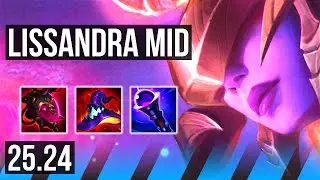 LISSANDRA vs SYLAS (MID) | EUW Master | 25.24