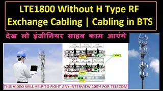 LTE1800 without H type RF exchange cabling | FSMF & FXEB optical connectivity | Cabling in BTS