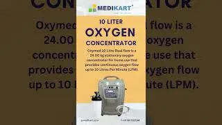 Buy Oxymed Oxygen Concentrator 10 Litres (Dual Flow) | Medikart