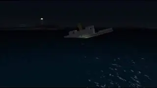 Sinking hospital ship