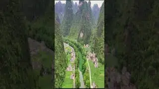 This is the beautiful mountain scenery of Hechi City#Guangxi Zhuang Autonomous Region# China