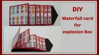 DIY|How to Make Waterfall Card|For Explosion Box