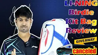 LI-NING Birdie Kit Bag Review | Premium Thermal Badminton Kit Bag for Professionals | Giveaway 🎁