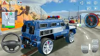 US Police Monster Truck Car Chases Criminals Car - Police SIM 2022 - Android IOS Gameplay.