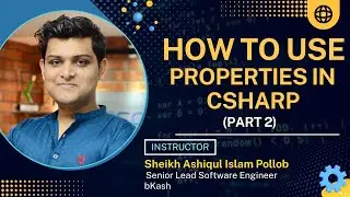 Class 17: Learn How to Use Read Only Properties in C# (Part 2) | C# Free Course Bangla