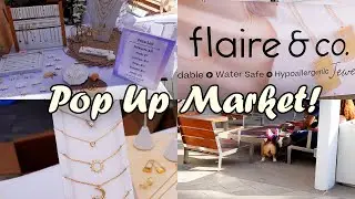Pop Up Market Vlog | Table Prep, Organization, 4 Figure Sale Day!