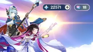 My Greed paid off! (pulling Columbina & Ineffa with 160 Wishes) | Genshin Impact