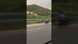 #trainchasing #highway #rain #trending
