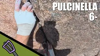 Hard fight against finger crack: Pulcinella (6-), Hallinds Klack | POV Trad Climbing