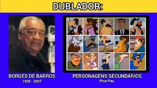 Homenagem ao dublador Borges de Barros