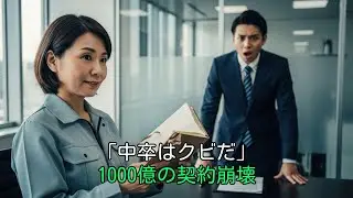 「中卒は消えろ」エリート部長が解雇した女性。翌日1000億の契約が白紙になり、部長の顔が凍りつく…