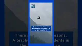 battagram. 7 persons caught up in a dolli chair left above 9k feet high.