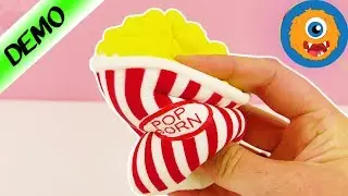 SQUISHY POPCORN ANTISTRESS | Kneading ball changes form - Slow Rising Toy