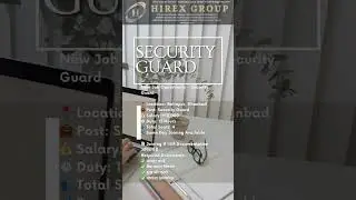 Security Guard job  #job #dhanbad #jobsearch #news