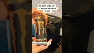 Monster Energy Drink Haul! #monsterenergy #energydrink #drink #caffeine #shorts #monster #subscribe