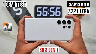 Samsung S22 Ultra Pubg Test With FPS Meter, Heating and Battery Test | SD 8 Gen 1 😱