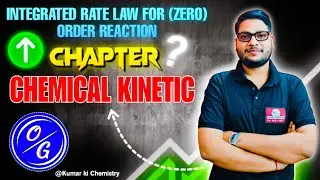 Integrated rate law for Zero order reaction | chemical kinetic class 12