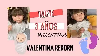 Cambiando a June de 3 años para su viaje con mami VALENTINA REBORN MEXICO