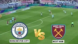 🔴 MANCHESTER CITY VS WEST HAM I English Premier League 2024/25 I PES Game Simulation