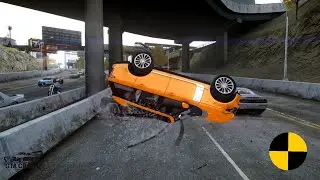 GTA 4 CRASH TESTING REAL CAR 215