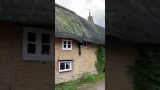Beautiful English village in Bedfordshire, full of thatched cottages