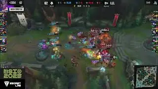 G2 BROKENBLADE RUNNIN WILD ON DARIUS - G2 VS LLL | #msi
